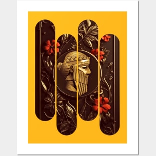 Golden King Sargon Posters and Art